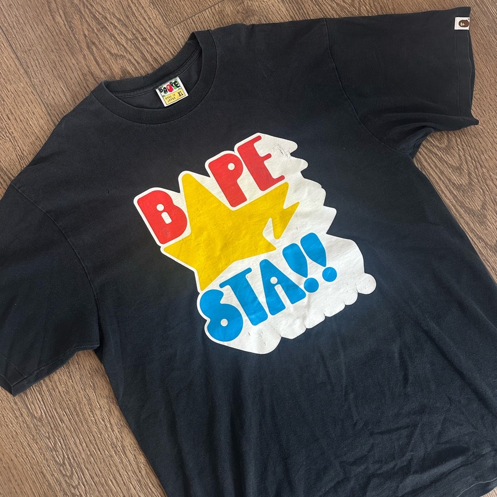 Vintage BAPE Jumbo Bapestar Star Tee (XL)